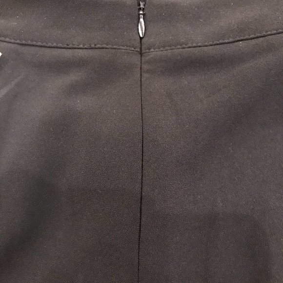 NWT RARE DO+BE Black High Front Slit Wide Leg Pant - Size Medium - Picture 4 of 7